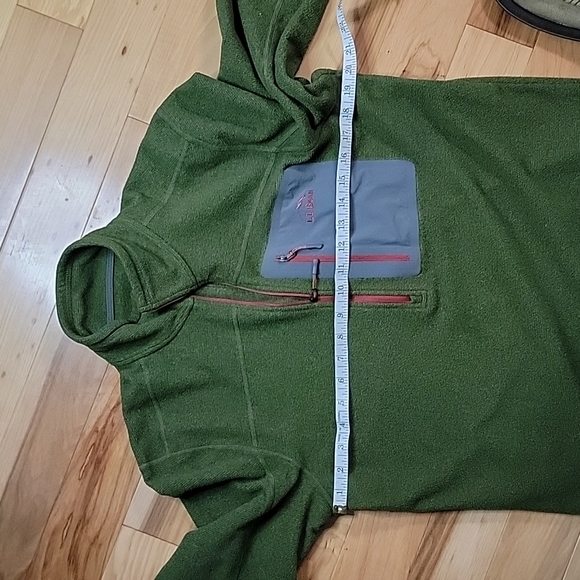 LL bean fleece 1/4 zip medium - Picture 3 of 4